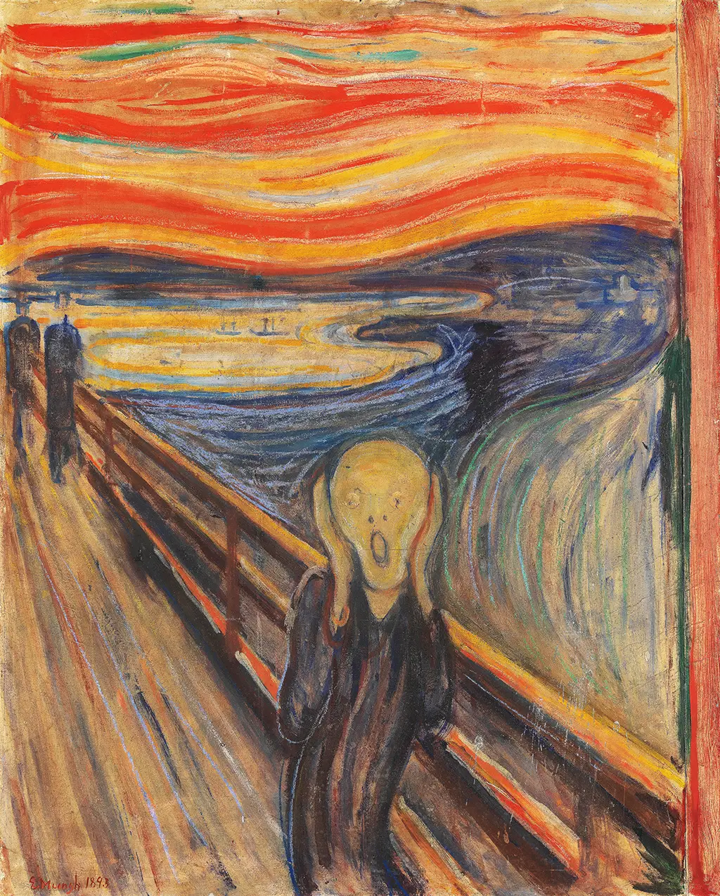 The Scream in Detail Edvard Munch